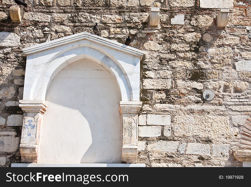 An Arch Wall in Greece