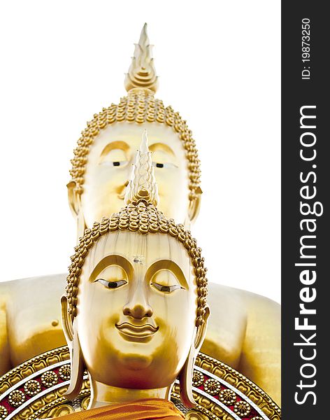 Double Face Buddha Statue