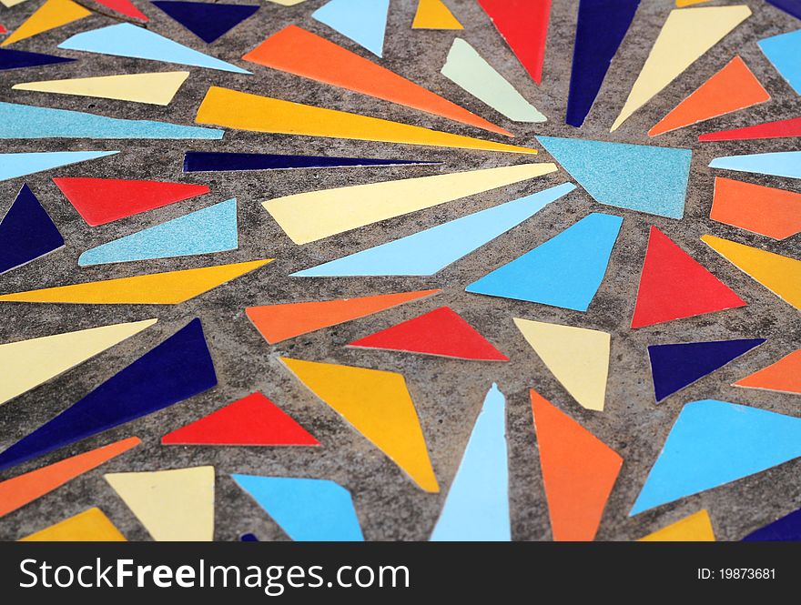 Multicolor Floor Mosaic