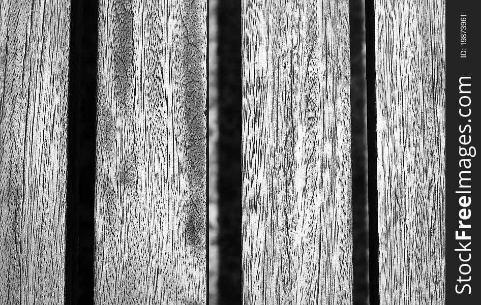 Black and white wood stripes from a public square, grapgic picture. Black and white wood stripes from a public square, grapgic picture.