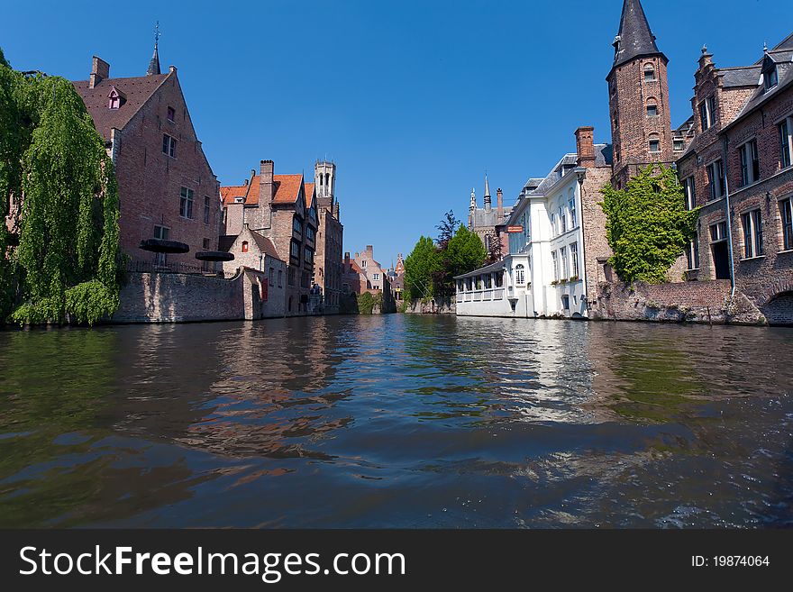 Water-view on Bruges