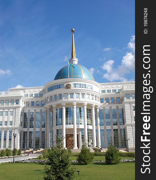 Nazarbaev's Presidential Palace in Astana