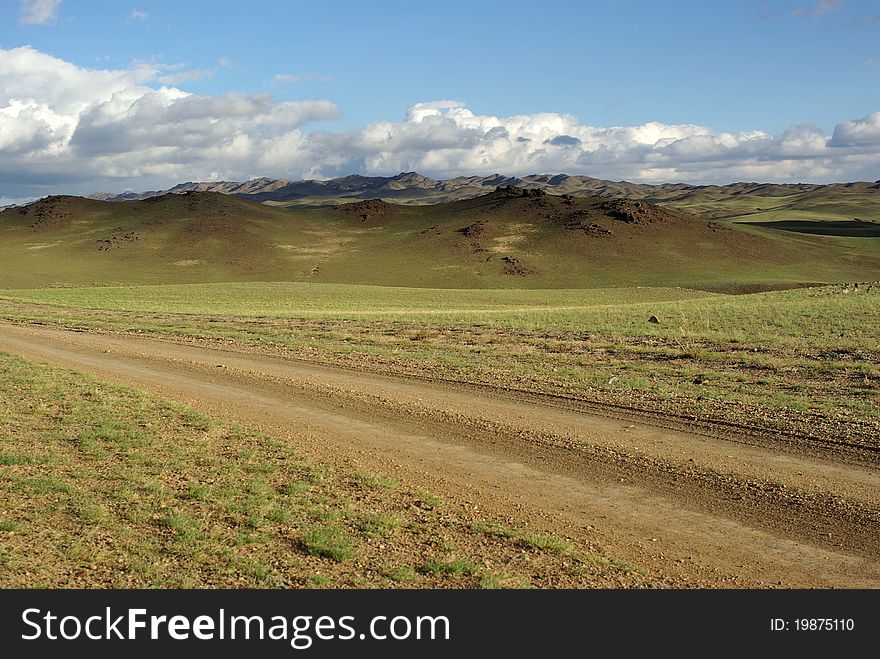 Landscape in Mongolia