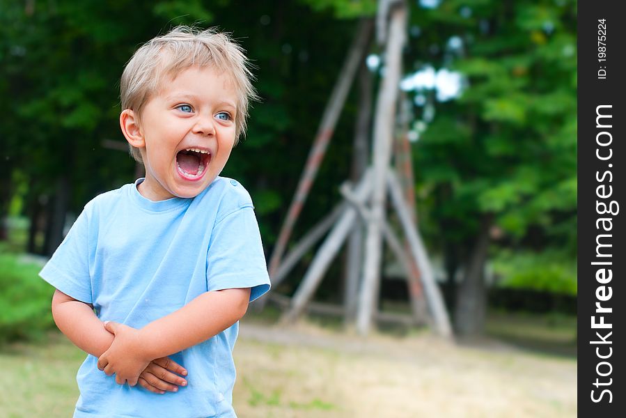 Boy in the park