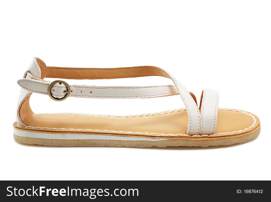 Sandal isolated over white background