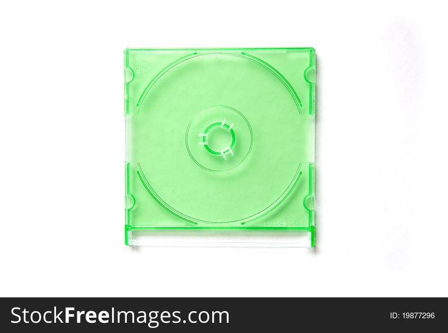 Green box mini CD for music. Green box mini CD for music