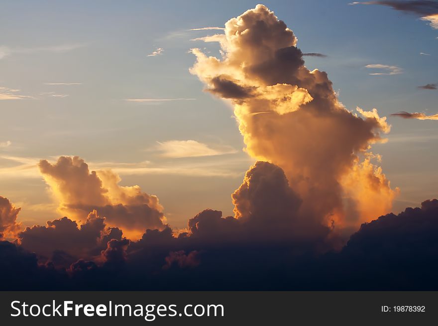 Dramatic sky and clouds in india. Dramatic sky and clouds in india