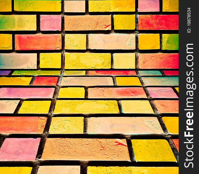 Colorful wall, stonewall and bricks. Colorful wall, stonewall and bricks