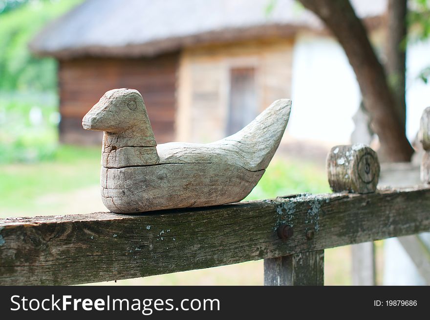 Wood duck - the Ukrainian national decorative element
