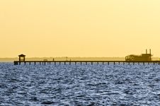 Pathway To The Sea Royalty Free Stock Photography