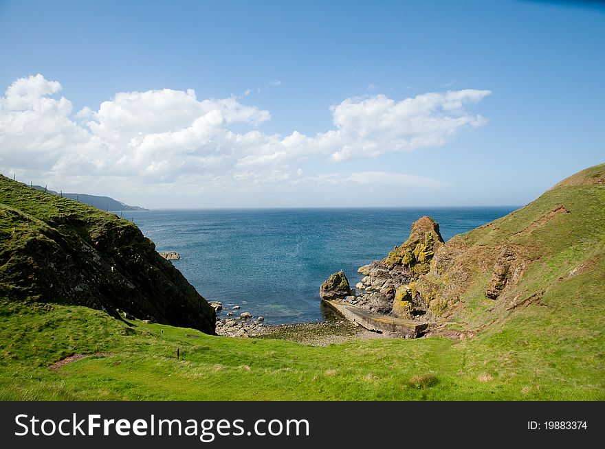 The coast from st abbs nature reserve
in scotland. The coast from st abbs nature reserve
in scotland