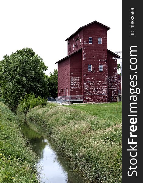 Old Granary Near a Canal.