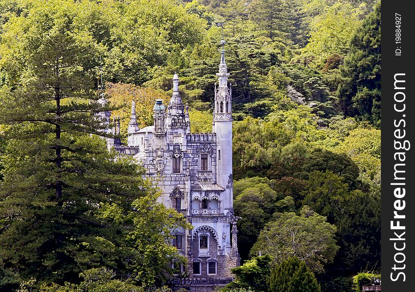 Castle in a forest near Sintra