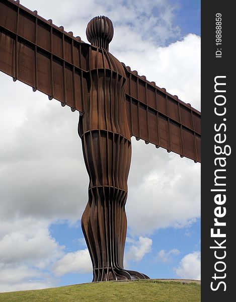 Photograph of the Angel of the North, a sculpture by Antony Gormley