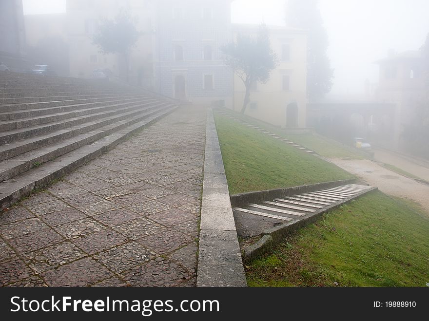 Fog, Todi, Next to S. Fortunato Church