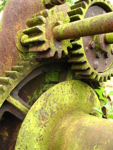 Old Gears Royalty Free Stock Photography Old Gears Royalty Free Stock Photography