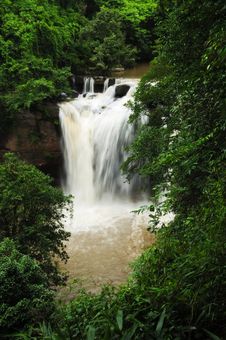 Waterfall In Khao Yai National Park Royalty Free Stock Image Waterfall In Khao Yai National Park Royalty Free Stock Image