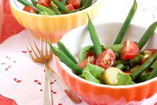 Salad With Bean Royalty Free Stock Images Salad With Bean Royalty Free Stock Images