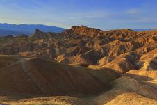 Zabriskie Point Death Valley Royalty Free Stock Image
