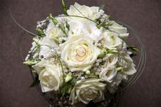 Wedding Bouquet With Two Rings Stock Photo Wedding Bouquet With Two Rings Stock Photo