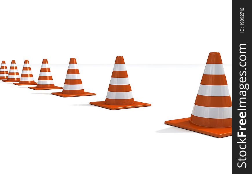 Orange Road Cones