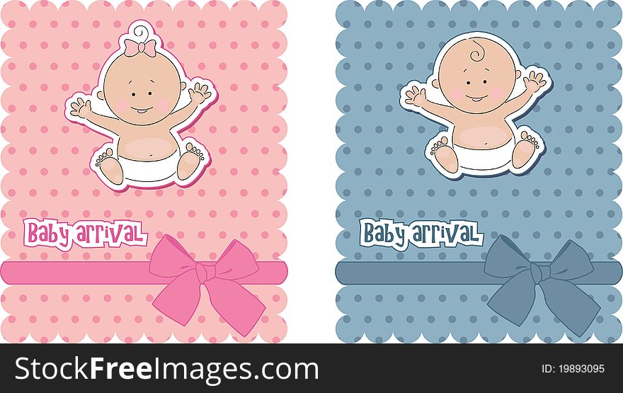 Baby arrival cards