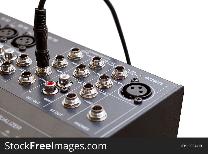 Isolated DJ Mixer