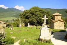 Cemetery In Countryside Royalty Free Stock Photography Cemetery In Countryside Royalty Free Stock Photography