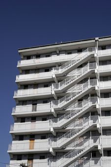 Urban Apartment Building Royalty Free Stock Photo Urban Apartment Building Royalty Free Stock Photo