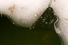 Melting Ice On A Lake Stock Photography Melting Ice On A Lake Stock Photography