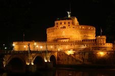 Rome By Night Royalty Free Stock Photos