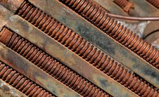 Rusting Threaded Bolts Royalty Free Stock Image Rusting Threaded Bolts Royalty Free Stock Image
