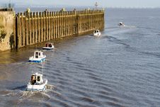 Flotilla Of Fishing Boats Royalty Free Stock Photos Flotilla Of Fishing Boats Royalty Free Stock Photos