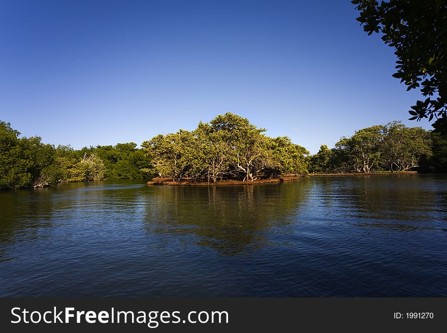 Laguna de le Restinga, Venezuela, river, channels, game reserve