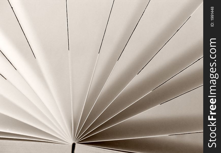Closeup Of White Paper Fan