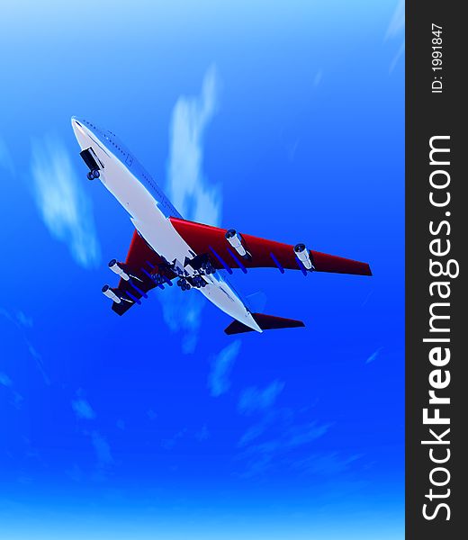 Plane Flying 70