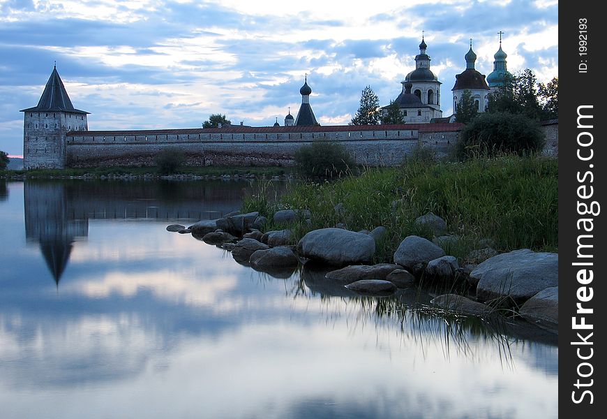 Evening In Kirilo-Belozersky Monastery.