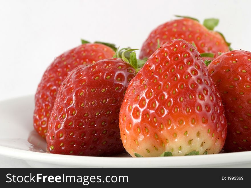 Still life - isolated strawberry image. Still life - isolated strawberry image