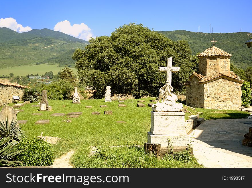 Cemetery In Countryside