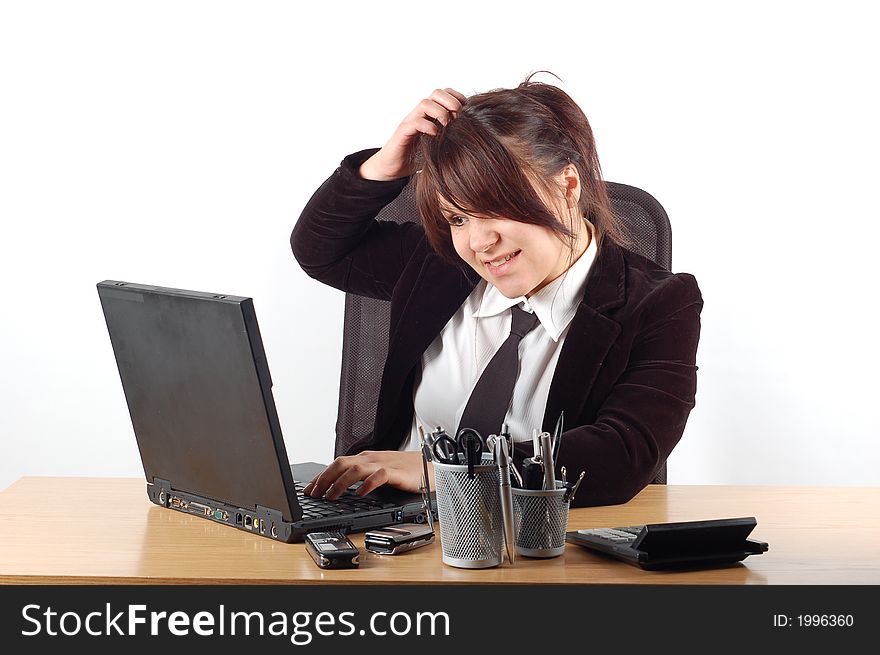 Businesswoman At Desk 19