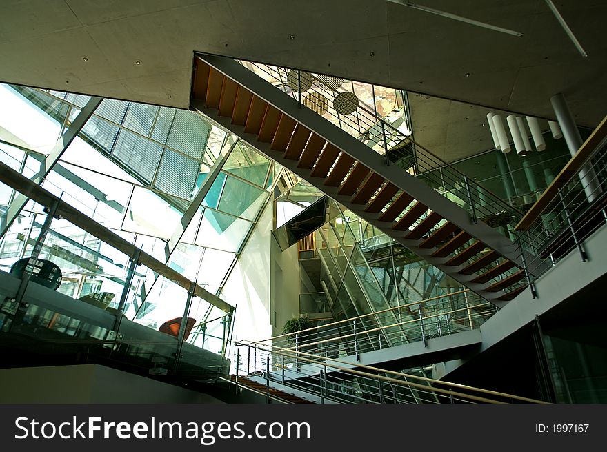 Interior of building in Berlin (Germany). Interior of building in Berlin (Germany)