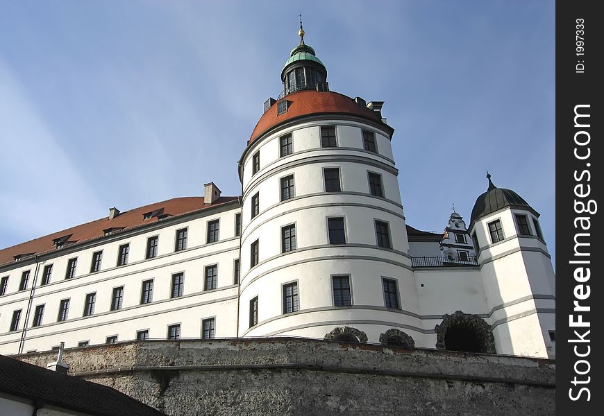 The historic walls and castle at Neuberg, Bavaria, Germany. The historic walls and castle at Neuberg, Bavaria, Germany.