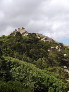 Sintra - Castelo Dos Mouros Stock Images Sintra - Castelo Dos Mouros Stock Images