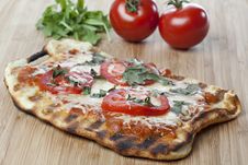 Homemade Margarita Pizza Royalty Free Stock Photography Homemade Margarita Pizza Royalty Free Stock Photography