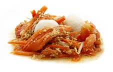Meat Ball With Carrot And Tomato Royalty Free Stock Images Meat Ball With Carrot And Tomato Royalty Free Stock Images