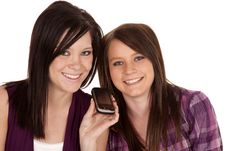 Teens With Phone Stock Image