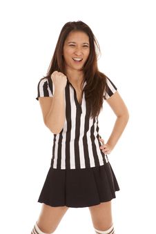 Referee Woman Punch Stock Photo Referee Woman Punch Stock Photo