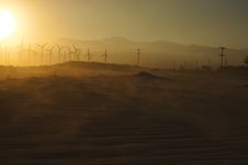 Wilnmills And Sand At Sunset 2 Stock Image Wilnmills And Sand At Sunset 2 Stock Image
