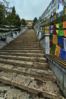 Colorful Prayer Flags Royalty Free Stock Image Colorful Prayer Flags Royalty Free Stock Image