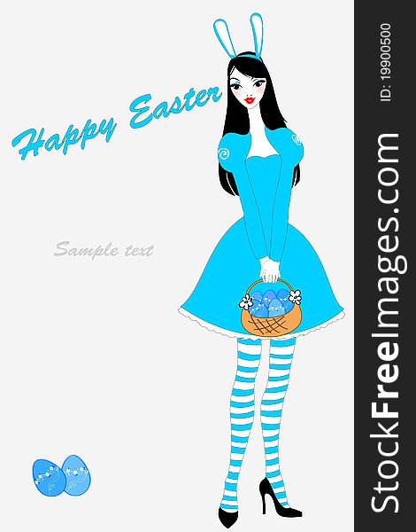 Funky Easter Gteeeting Card